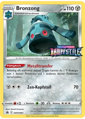 Bronzong SWSH091 — Schwert & Schild Promos