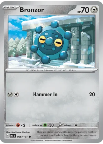 Bronzor #066/131 — Prismatic Evolutions
