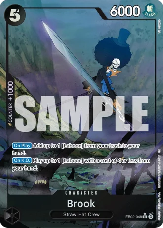 Brook (EB02-048) (Alternative Art) — Anime 25th Collection (EB02)
