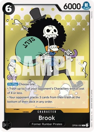 Brook (OP06-092) — Wings of the Captain (OP06)