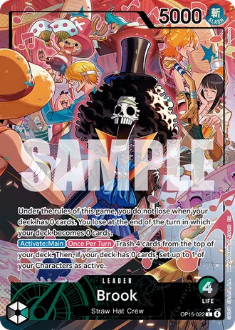 Brook (OP15-022) (Alternative Art) — Adventure on Kami's Island (OP15-EB04)