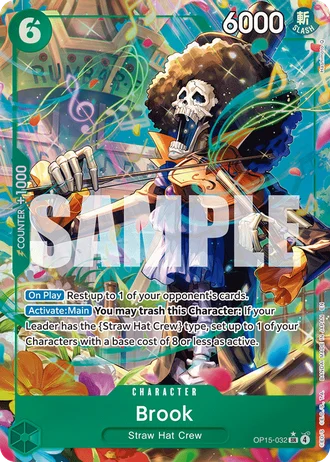 Brook (OP15-032) (Alternative Art) — Adventure on Kami's Island (OP15-EB04)