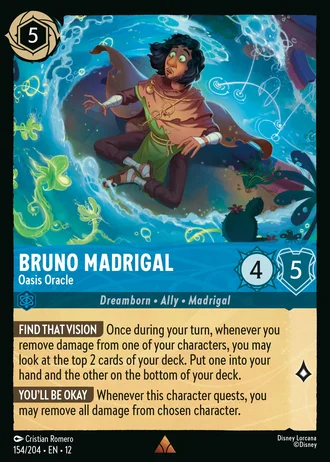 Bruno Madrigal - Oasis Oracle #154/257 — Wilds Unknown