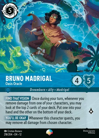 Bruno Madrigal - Oasis Oracle #218/257 — Wilds Unknown