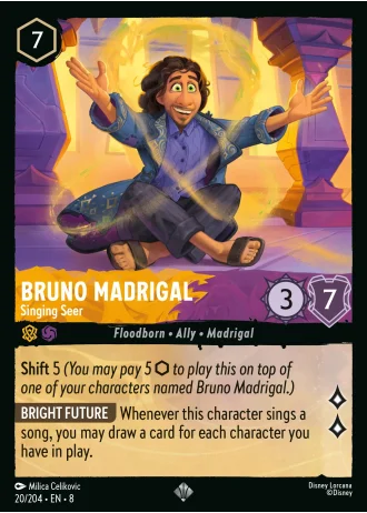 Bruno Madrigal - Singing Seer #20/204 — Reign of Jafar