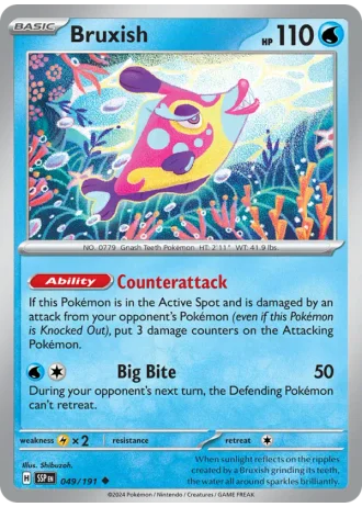 Bruxish #049/191 — Surging Sparks