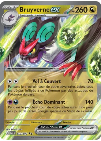 Bruyverne ex #153/193 — Évolutions à Paldea