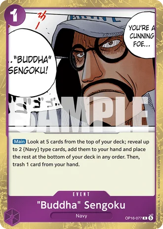 "Buddha" Sengoku (OP16-077) — The Time of Battle (OP16)