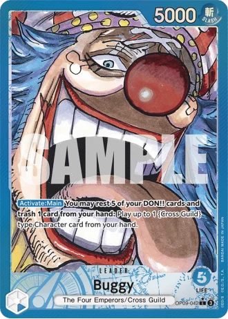 Buggy (OP09-042) (Alternative Art) — Emperors in the New World (OP09)