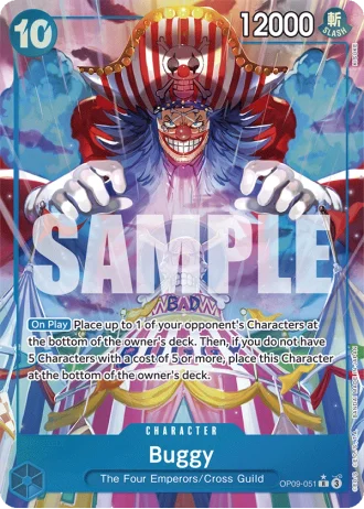 Buggy (OP09-051) (Alternative Art) — Emperors in the New World (OP09)