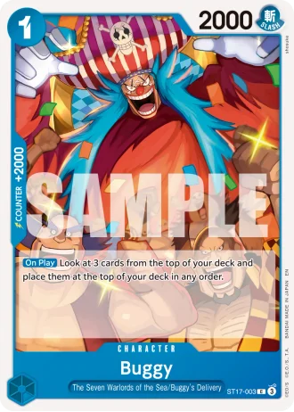 Buggy (ST17-003) (Reprint) — One Piece Card The Best Vol.2(PRB02)