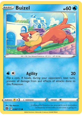 Buizel #038/172 — Brilliant Stars