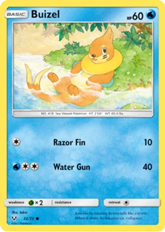Buizel #22 — Shining Legends