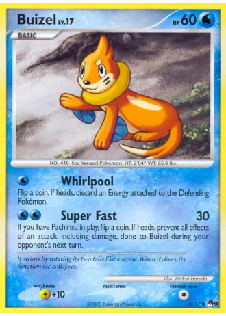 Buizel #6/17 — POP Série 9