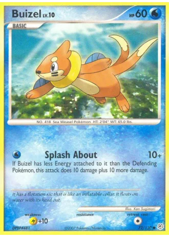 Buizel #72 — Diamond & Pearl