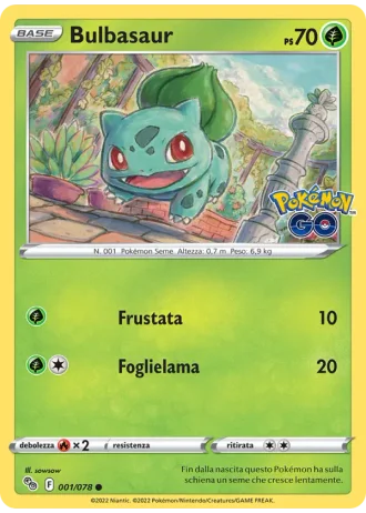 Bulbasaur #001 — Pokémon GO