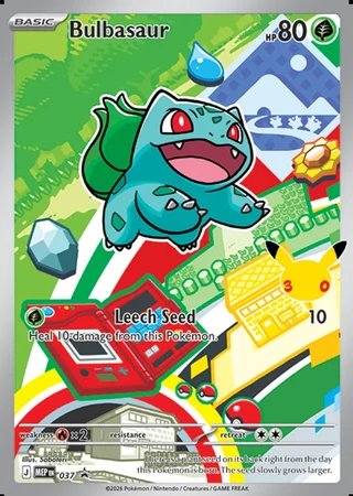 Bulbasaur #037 — MEP Black Star Promos