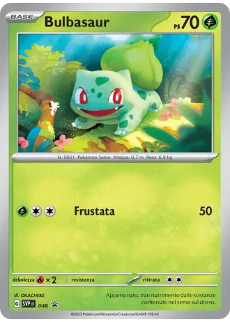 Bulbasaur #046 — Scarlatto e Violetto Promos