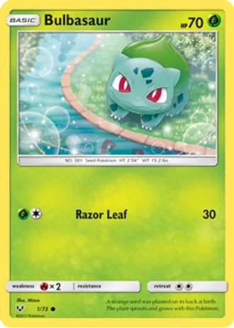 Bulbasaur #1 — Shining Legends