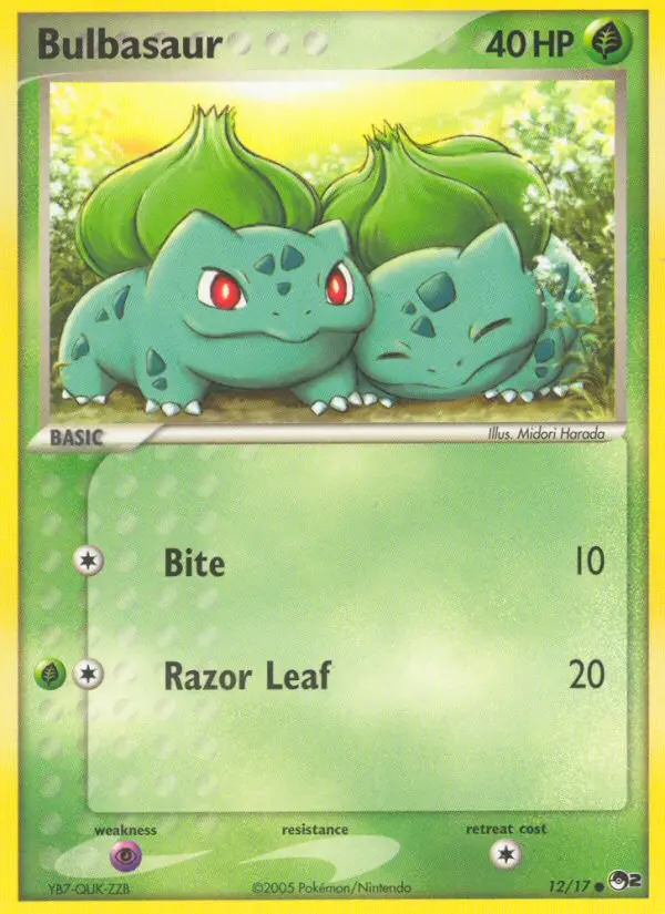 Bulbasaur #12 — POP Series 2
