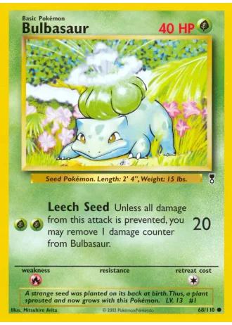 Bulbasaur #68 — Legendary Collection