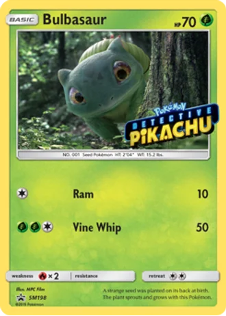 Bulbasaur SM198 — Sun & Moon Promos