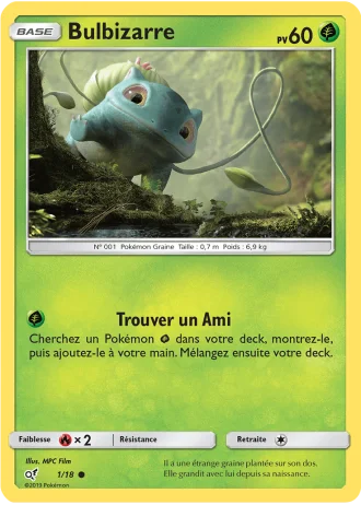 Bulbizarre #1/18 — Détective Pikachu