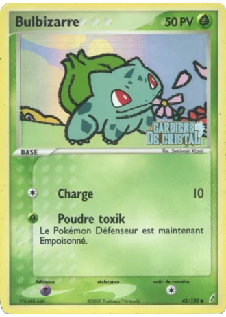 Bulbizarre #45 — EX Gardiens de Cristal
