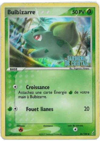 Bulbizarre #46 — EX Gardiens de Cristal