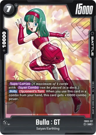 Bulla : GT  FB03-127 — Raging Roar (FB03)