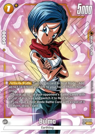 Bulma (Alternative Art) FB02-130 — Blazing Aura (FB02)