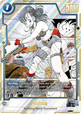 Bulma (Alternative Art) SB01-035 — Manga Booster 01 (SB01)