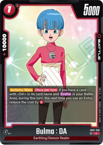 Bulma : DA  FB07-018 — Wish for Shenron (FB07)