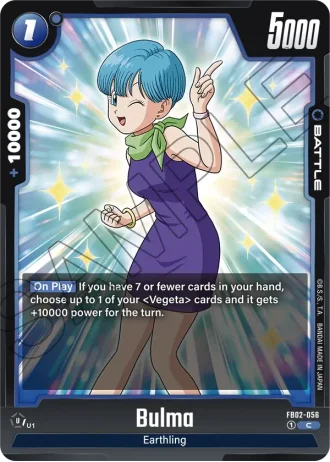 Bulma FB02-056 — Blazing Aura (FB02)