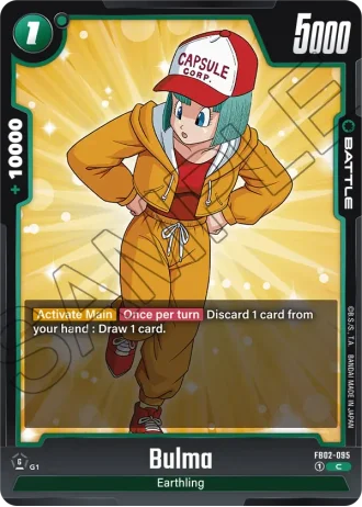 Bulma FB02-095 — Blazing Aura (FB02)