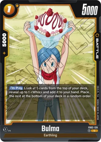 Bulma FB02-129 — Blazing Aura (FB02)