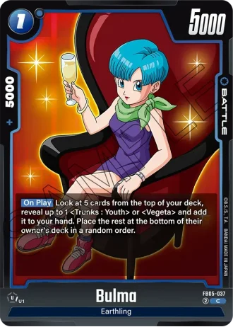 Bulma  FB05-037 — New Adventure (FB05)