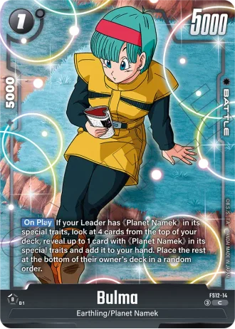 Bulma FS12-14 — Starter Deck EX: The Beat of Ki (FS12)
