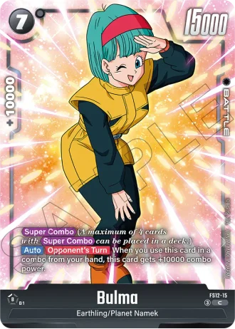 Bulma FS12-15 — Starter Deck EX: The Beat of Ki (FS12)