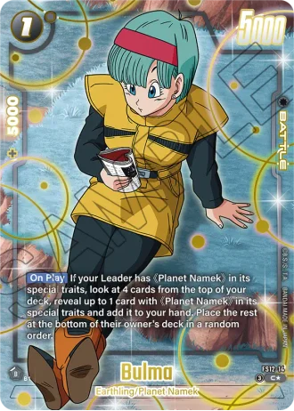 Bulma (Gold) FS12-14 — Starter Deck EX: The Beat of Ki (FS12)