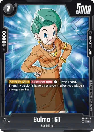 Bulma : GT  FB03-128 — Raging Roar (FB03)