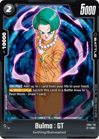Bulma : GT FB05-110 — New Adventure (FB05)