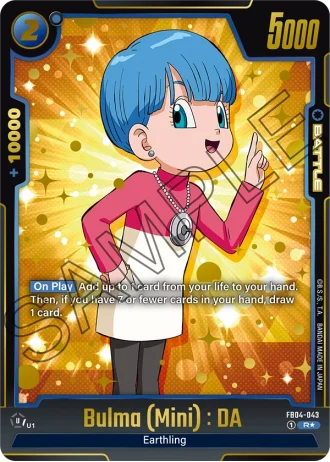 Bulma (Mini) : DA (Alternative Art) FB04-043 — Ultra Limit (FB04)