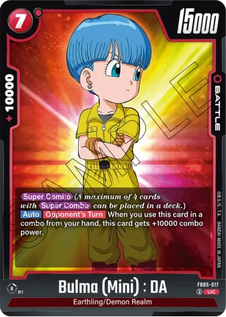 Bulma (Mini) : DA  FB05-017 — New Adventure (FB05)