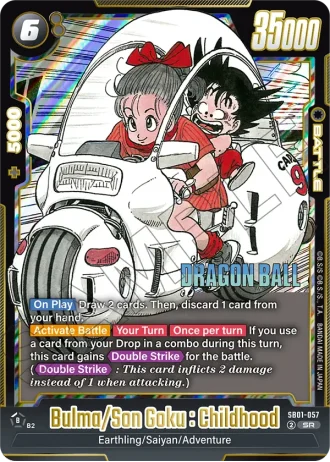 Bulma/Son Goku : Childhood  SB01-057 — Manga Booster 01 (SB01)
