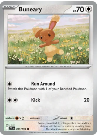 Buneary #083/94 — Phantasmal Flames