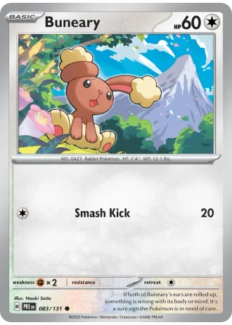 Buneary #083/131 — Prismatic Evolutions