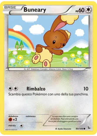Buneary #84/106 — Fuoco Infernale