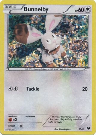 Bunnelby #10 — McDonald's Collection 2014