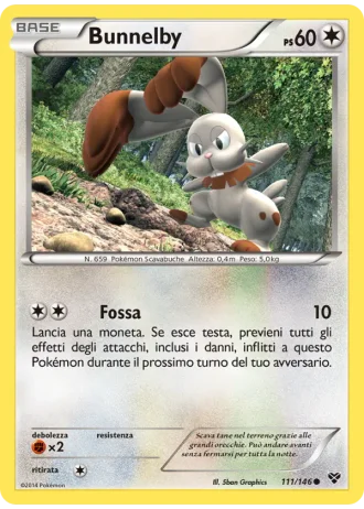Bunnelby #111/146 — XY